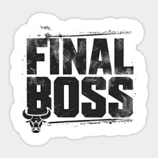 Final Boss Sticker